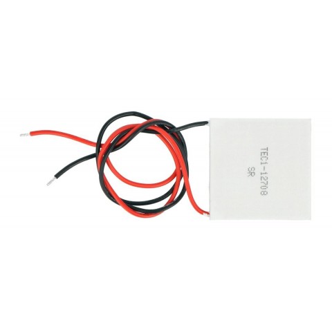 Poltiero aušinimo modelis (šaldymo elementas) TEC1-12708 12V 8A 40x40x3.3mm 
